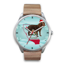 Load image into Gallery viewer, American Water Spaniel California Christmas Special Wrist Watch-Free Shipping
