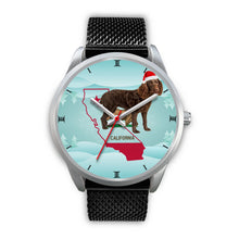 Load image into Gallery viewer, American Water Spaniel California Christmas Special Wrist Watch-Free Shipping