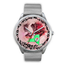 Load image into Gallery viewer, Amazing St. Bernard Dog Art New York Christmas Special Wrist Watch-Free Shipping