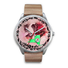 Load image into Gallery viewer, Amazing St. Bernard Dog Art New York Christmas Special Wrist Watch-Free Shipping