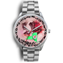 Load image into Gallery viewer, Amazing St. Bernard Dog Art New York Christmas Special Wrist Watch-Free Shipping