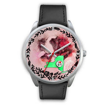 Load image into Gallery viewer, Amazing St. Bernard Dog Art New York Christmas Special Wrist Watch-Free Shipping