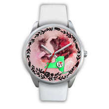 Load image into Gallery viewer, Amazing St. Bernard Dog Art New York Christmas Special Wrist Watch-Free Shipping