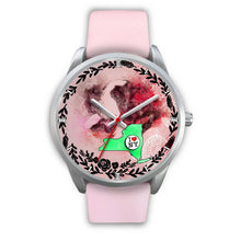 Load image into Gallery viewer, Amazing St. Bernard Dog Art New York Christmas Special Wrist Watch-Free Shipping