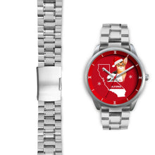 Load image into Gallery viewer, Abyssinian Cat California Christmas Special Wrist Watch-Free Shipping