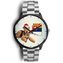 Load image into Gallery viewer, Airedale Terrier On Christmas Arizona Wrist Watch-Free Shipping