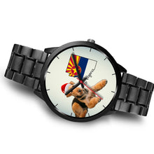 Load image into Gallery viewer, Airedale Terrier On Christmas Arizona Wrist Watch-Free Shipping