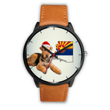 Load image into Gallery viewer, Airedale Terrier On Christmas Arizona Wrist Watch-Free Shipping