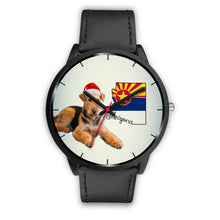 Load image into Gallery viewer, Airedale Terrier On Christmas Arizona Wrist Watch-Free Shipping