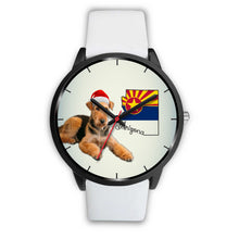 Load image into Gallery viewer, Airedale Terrier On Christmas Arizona Wrist Watch-Free Shipping