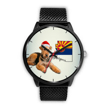 Load image into Gallery viewer, Airedale Terrier On Christmas Arizona Wrist Watch-Free Shipping