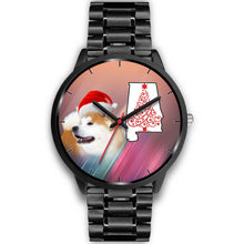Load image into Gallery viewer, Akita Dog On Christmas Alabama Wrist Watch-Free Shipping
