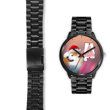 Load image into Gallery viewer, Akita Dog On Christmas Alabama Wrist Watch-Free Shipping