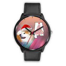 Load image into Gallery viewer, Akita Dog On Christmas Alabama Wrist Watch-Free Shipping