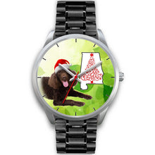 Load image into Gallery viewer, American Water Spaniel On Christmas Alabama Wrist Watch-Free Shipping