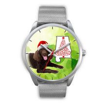 Load image into Gallery viewer, American Water Spaniel On Christmas Alabama Wrist Watch-Free Shipping