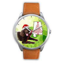 Load image into Gallery viewer, American Water Spaniel On Christmas Alabama Wrist Watch-Free Shipping