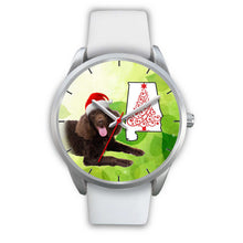 Load image into Gallery viewer, American Water Spaniel On Christmas Alabama Wrist Watch-Free Shipping