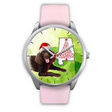 Load image into Gallery viewer, American Water Spaniel On Christmas Alabama Wrist Watch-Free Shipping