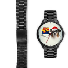 Load image into Gallery viewer, Australian Shepherd On Christmas Arizona Wrist Watch-Free Shipping