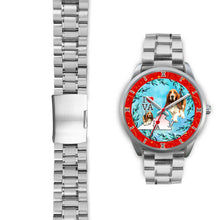 Load image into Gallery viewer, Amazing Basset Hound Dog Virginia Christmas Special Wrist Watch-Free Shipping