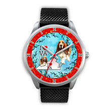 Load image into Gallery viewer, Amazing Basset Hound Dog Virginia Christmas Special Wrist Watch-Free Shipping