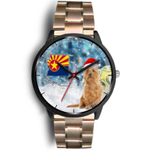 Load image into Gallery viewer, Australian Terrier On Christmas Arizona Wrist Watch-Free Shipping