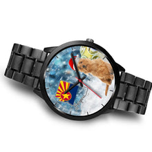 Load image into Gallery viewer, Australian Terrier On Christmas Arizona Wrist Watch-Free Shipping