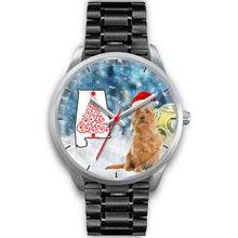 Load image into Gallery viewer, Australian Terrier On Christmas Alabama Wrist Watch-Free Shipping