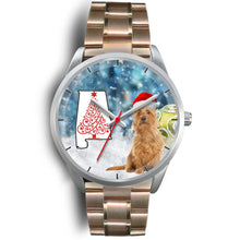 Load image into Gallery viewer, Australian Terrier On Christmas Alabama Wrist Watch-Free Shipping