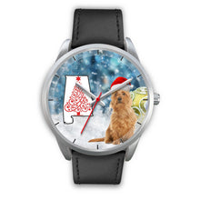 Load image into Gallery viewer, Australian Terrier On Christmas Alabama Wrist Watch-Free Shipping
