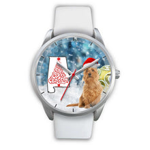 Load image into Gallery viewer, Australian Terrier On Christmas Alabama Wrist Watch-Free Shipping
