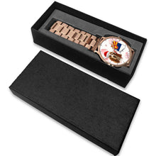 Load image into Gallery viewer, Basset Hound On Christmas Arizona Golden Wrist Watch-Free Shipping