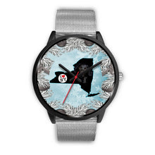 Load image into Gallery viewer, Black Labrador Dog New York Christmas Special Wrist Watch-Free Shipping