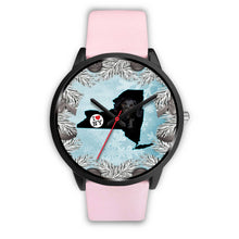 Load image into Gallery viewer, Black Labrador Dog New York Christmas Special Wrist Watch-Free Shipping