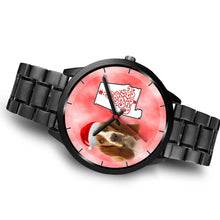 Load image into Gallery viewer, Basset Hound On Christmas Alabama Wrist Watch-Free Shipping