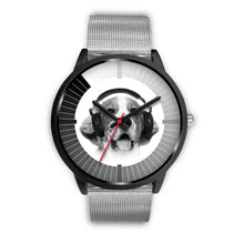 Load image into Gallery viewer, Beagle Dog Christmas Special Black Wrist Watch-Free Shipping