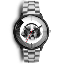 Load image into Gallery viewer, Beagle Dog Christmas Special Black Wrist Watch-Free Shipping