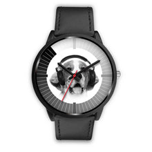 Load image into Gallery viewer, Beagle Dog Christmas Special Black Wrist Watch-Free Shipping