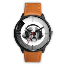 Load image into Gallery viewer, Beagle Dog Christmas Special Black Wrist Watch-Free Shipping
