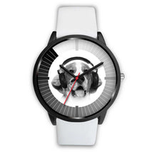 Load image into Gallery viewer, Beagle Dog Christmas Special Black Wrist Watch-Free Shipping
