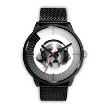 Load image into Gallery viewer, Beagle Dog Christmas Special Black Wrist Watch-Free Shipping
