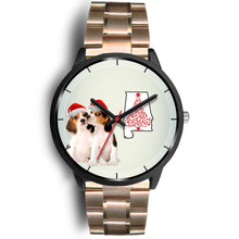 Load image into Gallery viewer, Beagle Dog On Christmas Alabama Wrist Watch-Free Shipping