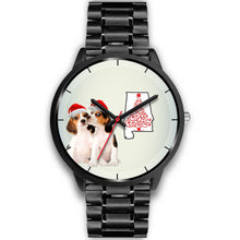 Load image into Gallery viewer, Beagle Dog On Christmas Alabama Wrist Watch-Free Shipping