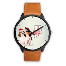 Load image into Gallery viewer, Beagle Dog On Christmas Alabama Wrist Watch-Free Shipping