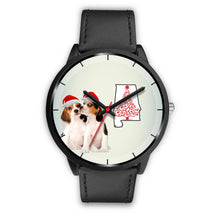 Load image into Gallery viewer, Beagle Dog On Christmas Alabama Wrist Watch-Free Shipping
