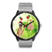 Load image into Gallery viewer, Belgian Malinois Dog On Christmas Alabama Wrist Watch-Free Shipping
