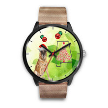 Load image into Gallery viewer, Belgian Malinois Dog On Christmas Alabama Wrist Watch-Free Shipping