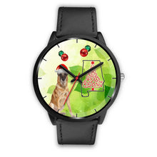 Load image into Gallery viewer, Belgian Malinois Dog On Christmas Alabama Wrist Watch-Free Shipping