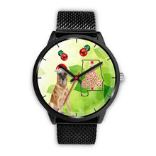 Load image into Gallery viewer, Belgian Malinois Dog On Christmas Alabama Wrist Watch-Free Shipping